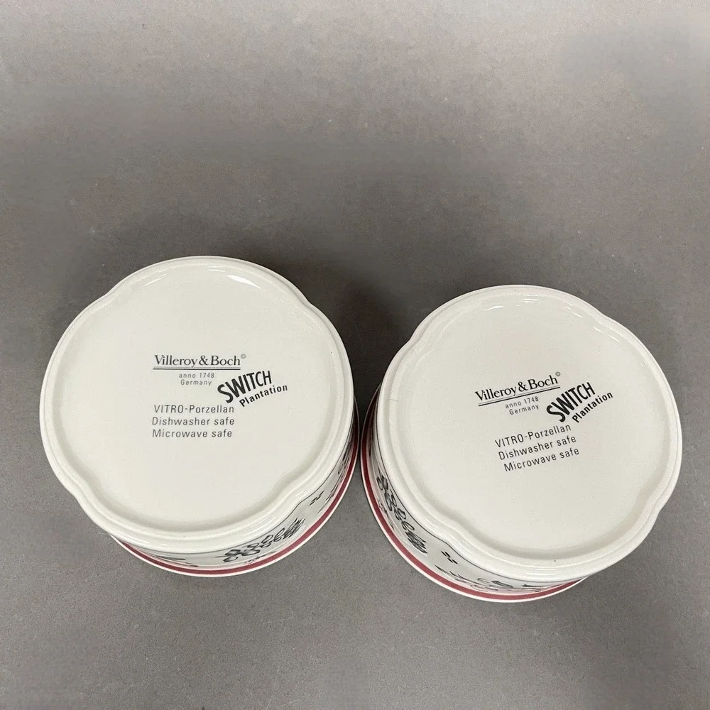 Villeroy & Boch Simla Switch Plantation Bowls Lot of 2
